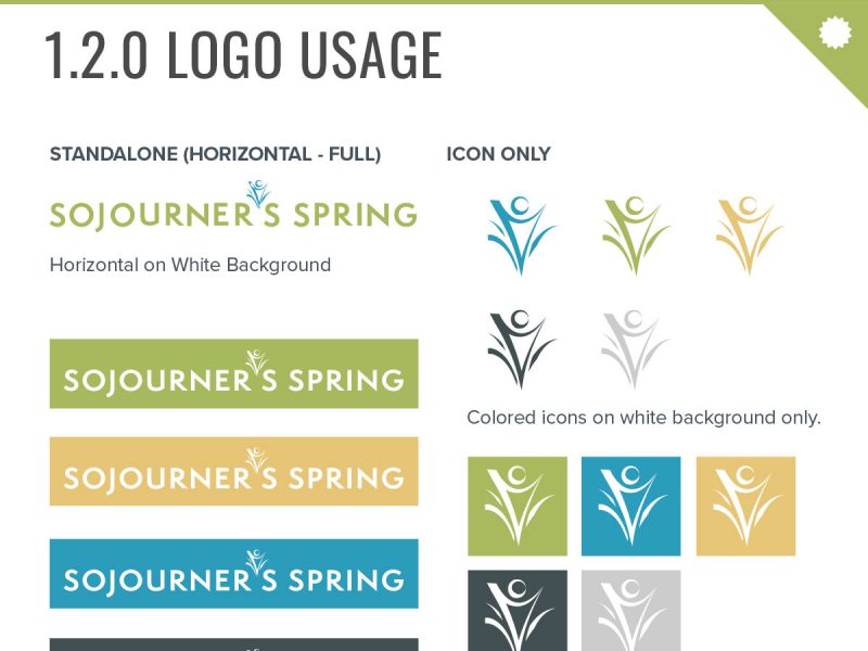 Sojourner's Spring - Style Guide - Logo Usage