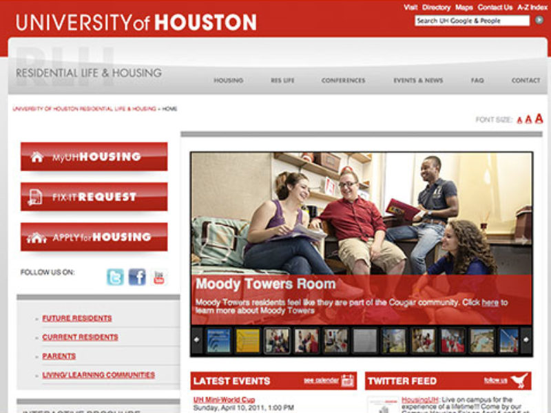 Portfolio - University of Houston Residential Life & Housing