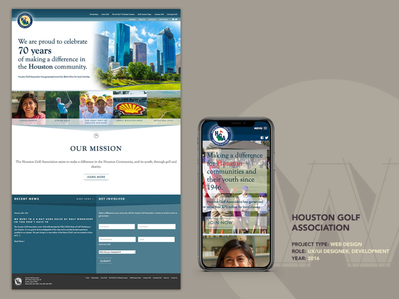 Houston Golf Association Web Site