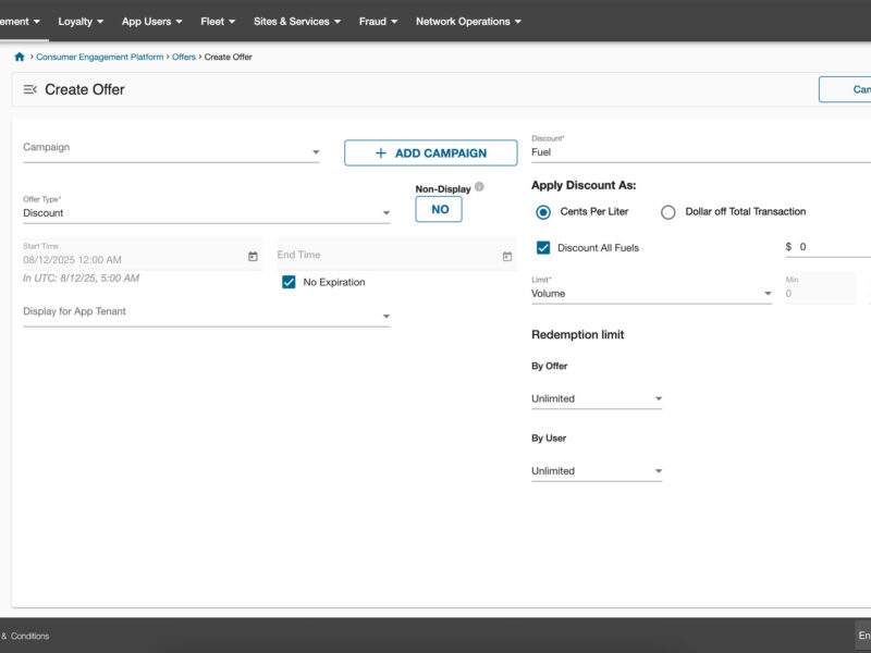 PetroZone V4 Offers Details Editor