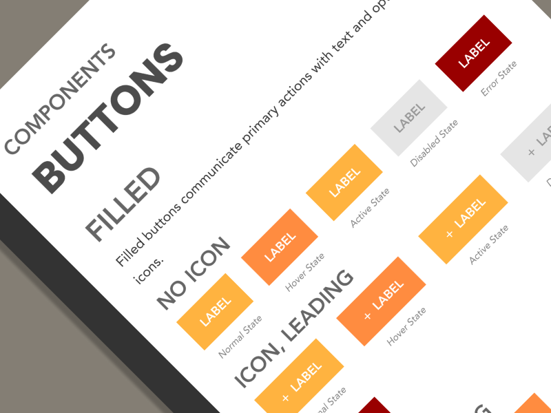Design System Button Standards