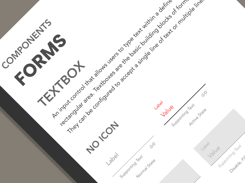 Design System Form Standards