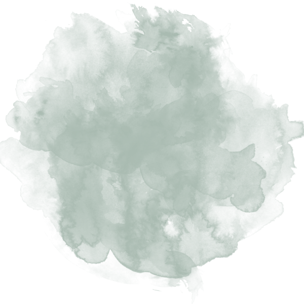 Splash of teal paint.