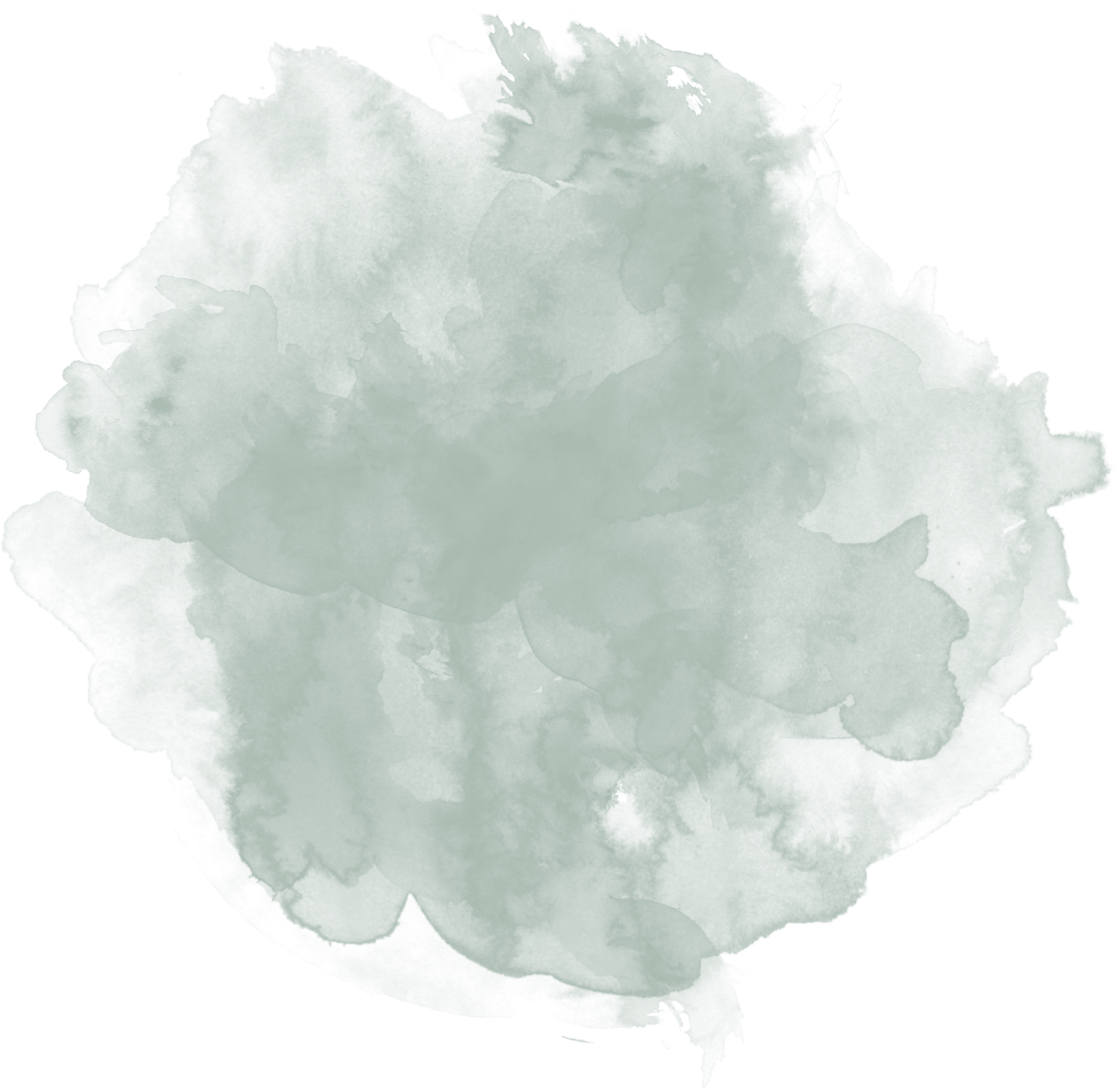 Splash of teal paint.