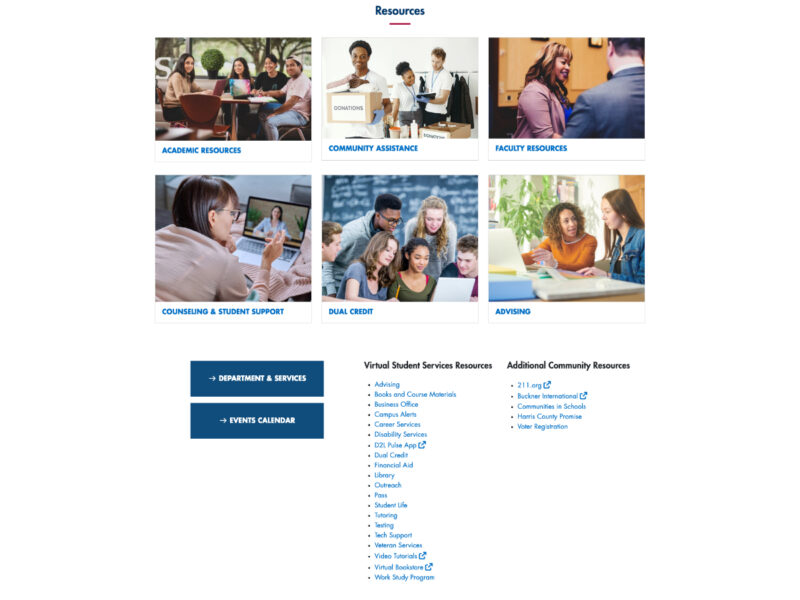 Lone Star College - Online - Resources Section