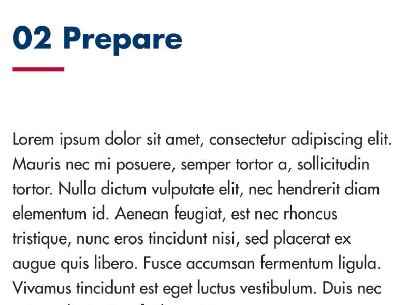 Lone Star College - Online - Prepare Section Layout - Mobile
