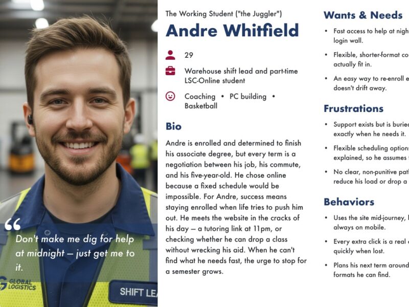 Persona Card - Andre Whitfield