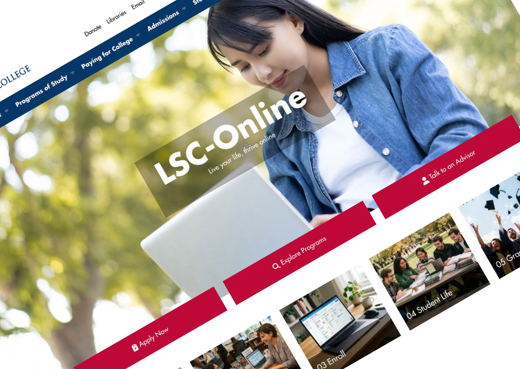 Thumbnail image of Lone Star College - Online UI.